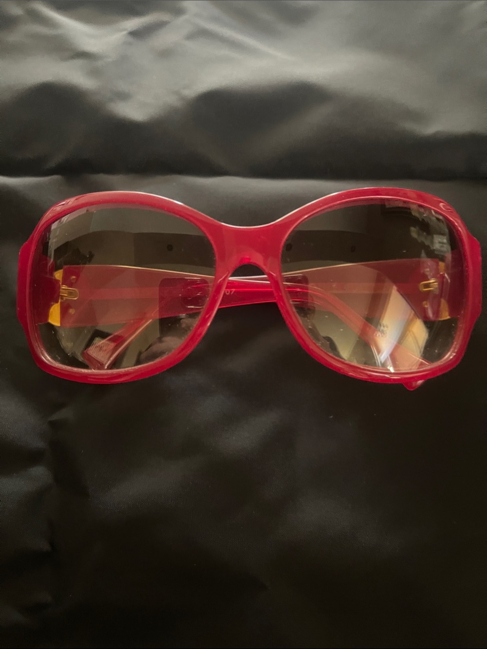 Louis Vuitton Bold Red Oversized Women's Sunglasses